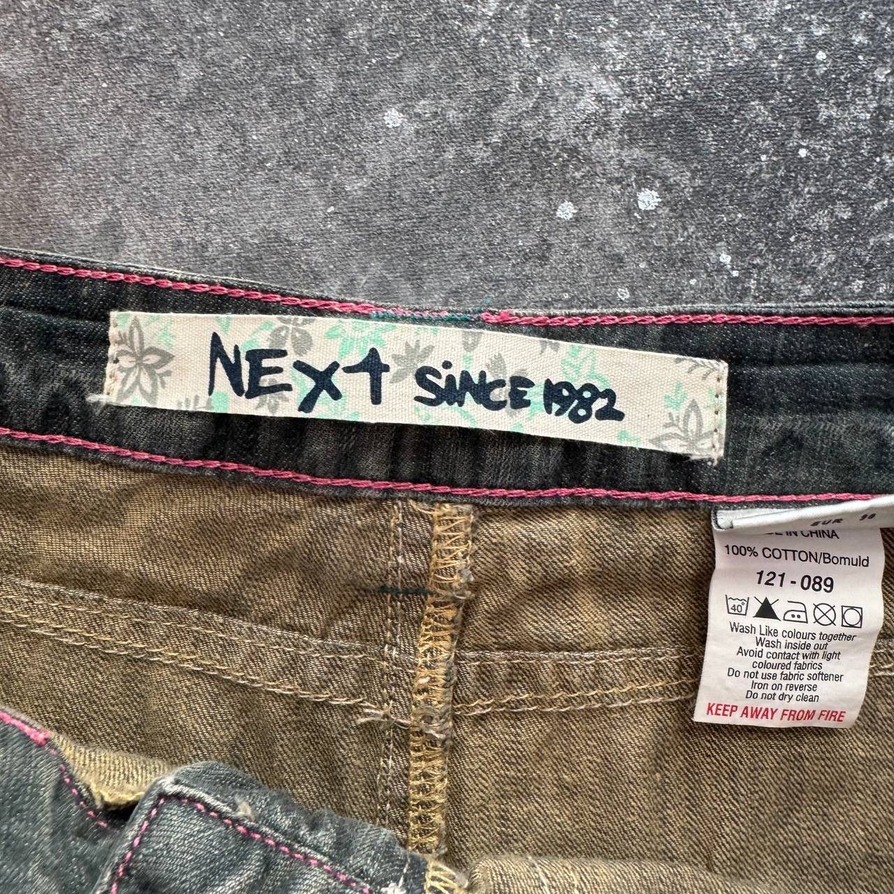 20471120 × If Six Was Nine Amazing Y2K Washed Multipocket Cargo Denim Midi Skirt Size 30" / US 8 / IT 44 - 14 Thumbnail