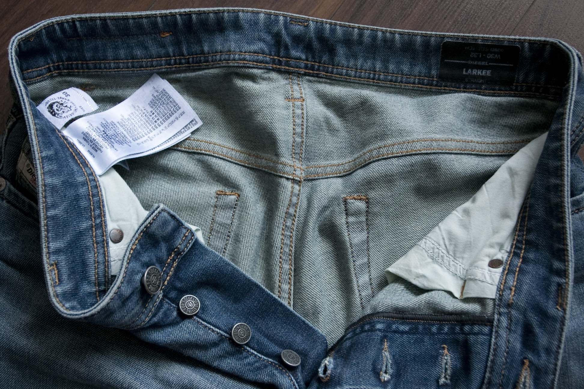Diesel Diesel Larkee Jeans Size 31x29 Blue Size US 31 - 8 Thumbnail