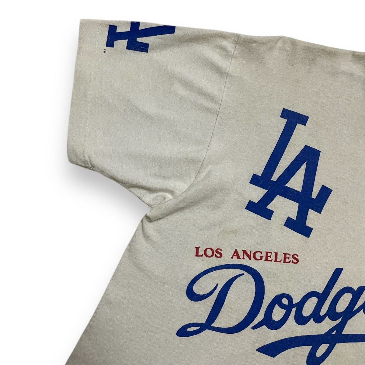 MLB Vintage 1990 Majestic LA Los Angeles Dodgers Team Size US M / EU 48-50 / 2 - 2 Thumbnail