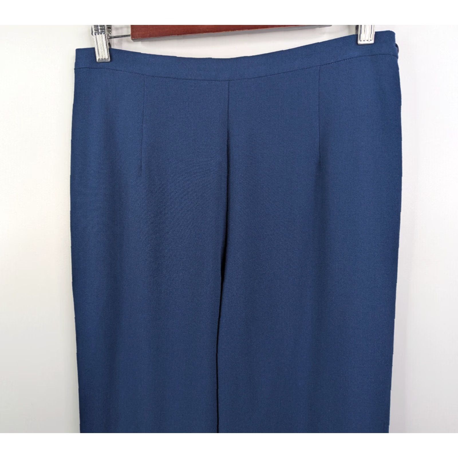 Bob Mackie Bob Mackie Blue Dress Pants Women's Size Small Wearable Art Pull On Vintage Size 28" / US 6 / IT 42 - 2 Thumbnail
