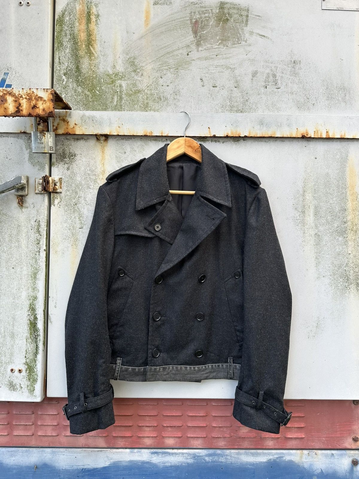 Japanese Brand 👹Uniqlo Wool Double Collar Jacket Size US M / EU 48-50 / 2 - 2 Thumbnail