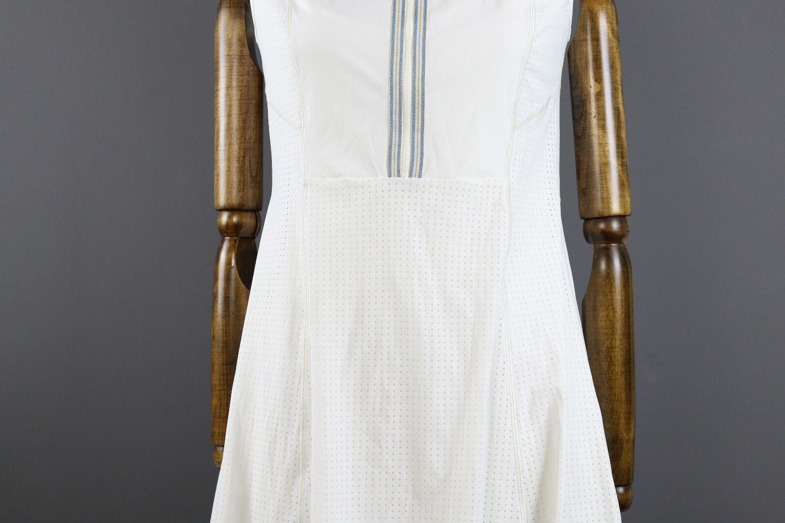 Designer Ladies Marc Cain White Sports Strap Tank Top Dress Size 3 Size M / US 6-8 / IT 42-44 - 5 Thumbnail