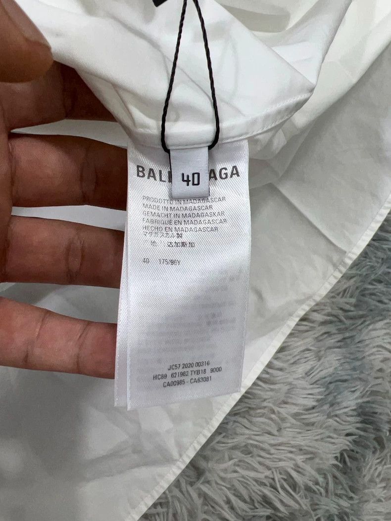 Balenciaga Balenciaga Embroidered Wave Shirt 2501-Nextarrow Size US XXS / EU 40 - 5 Thumbnail