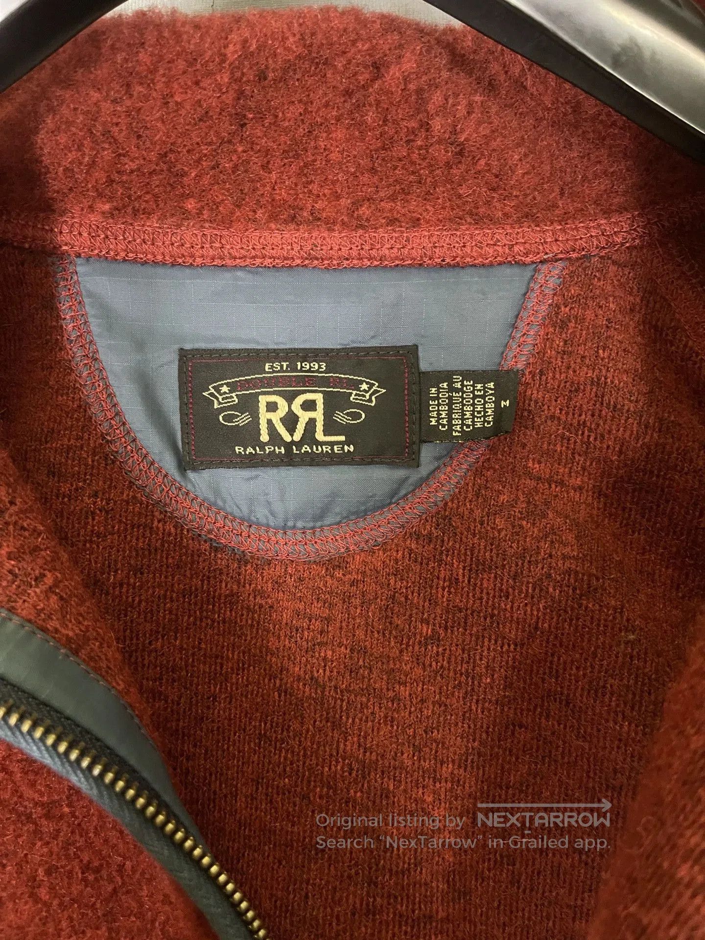 RRL Ralph Lauren RRL Ralph Lauren Red Wool Jacket. Size US M / EU 48-50 / 2 - 6 Thumbnail