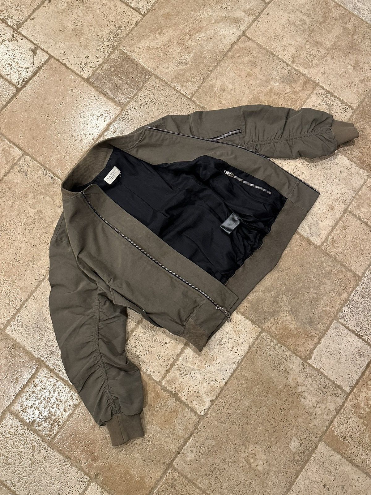 Fear of God Fear of God Second Collection Olive Green Bomber Jacket Size US M / EU 48-50 / 2 - 8 Thumbnail