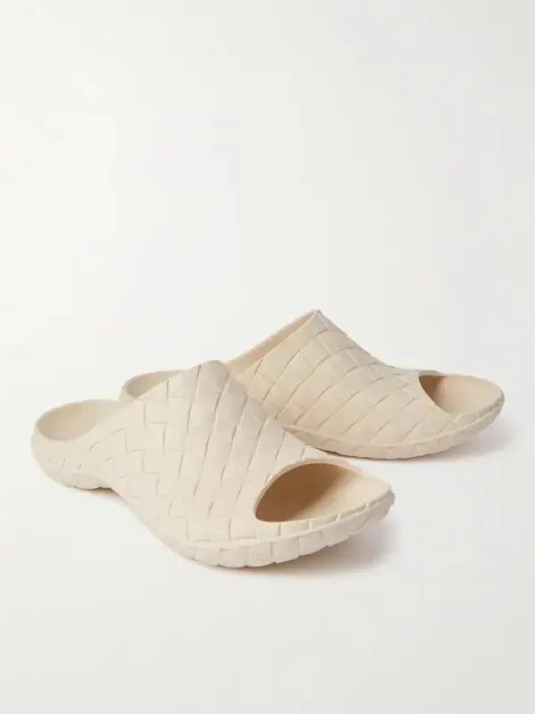 Bottega Veneta o1loc1c0125 741338 Beebee Slides in Ivory Size US 6 / EU 39 - 3 Thumbnail