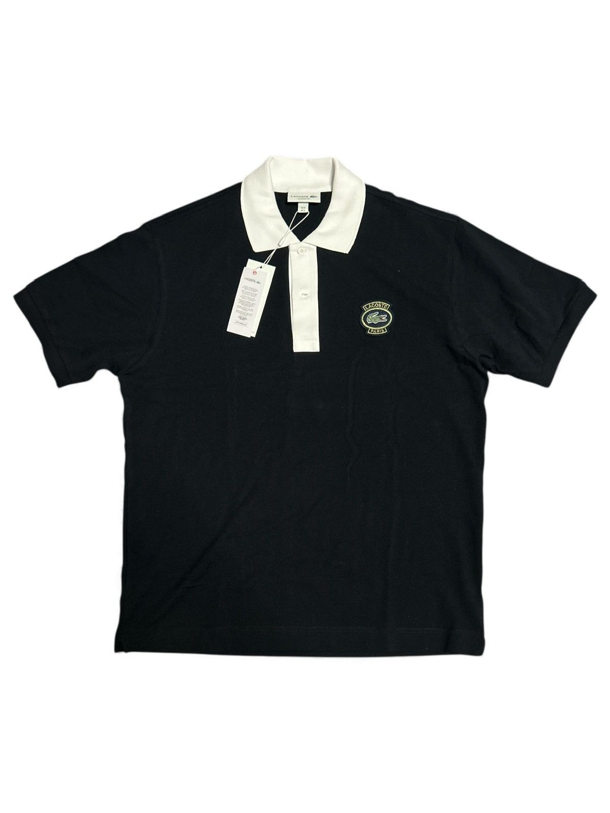 Lacoste Lacoste Polo Shirt - Men’s Size L - Black//White Collar Size US L / EU 52-54 / 3 - 1 Thumbnail