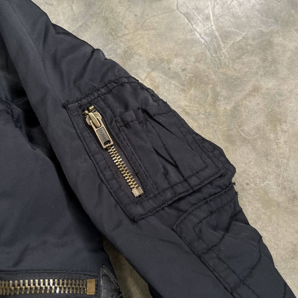 14th Addiction 2000s Moussy Apocalypse Style Fur Hooded Bomber Jacket Size US M / EU 48-50 / 2 - 6 Thumbnail