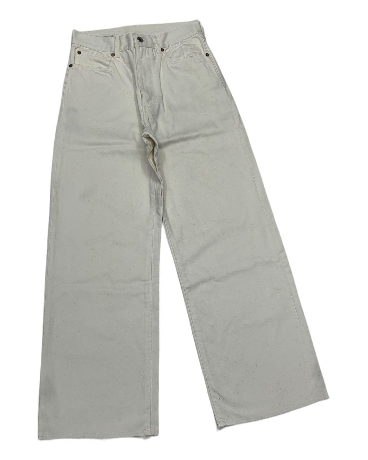 Acne Studios URBAN RESEARCH SPORTING BAGGY JEANS DISTRESS CUT LEG JEANS Size US 27 - 3 Thumbnail