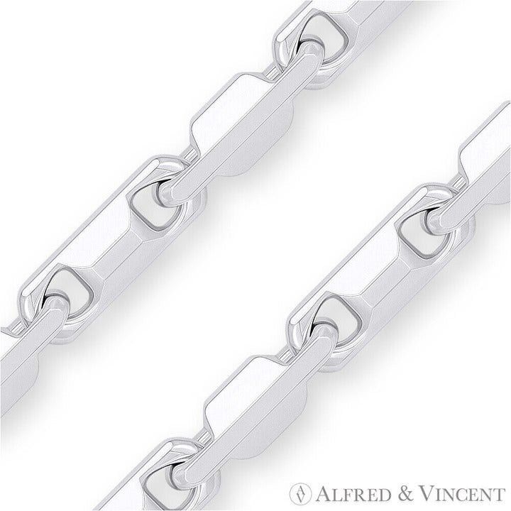 Other 2.8mm Heshe Bar Chain Necklace in .925 Sterling Silver 16" Size ONE SIZE - 2 Thumbnail