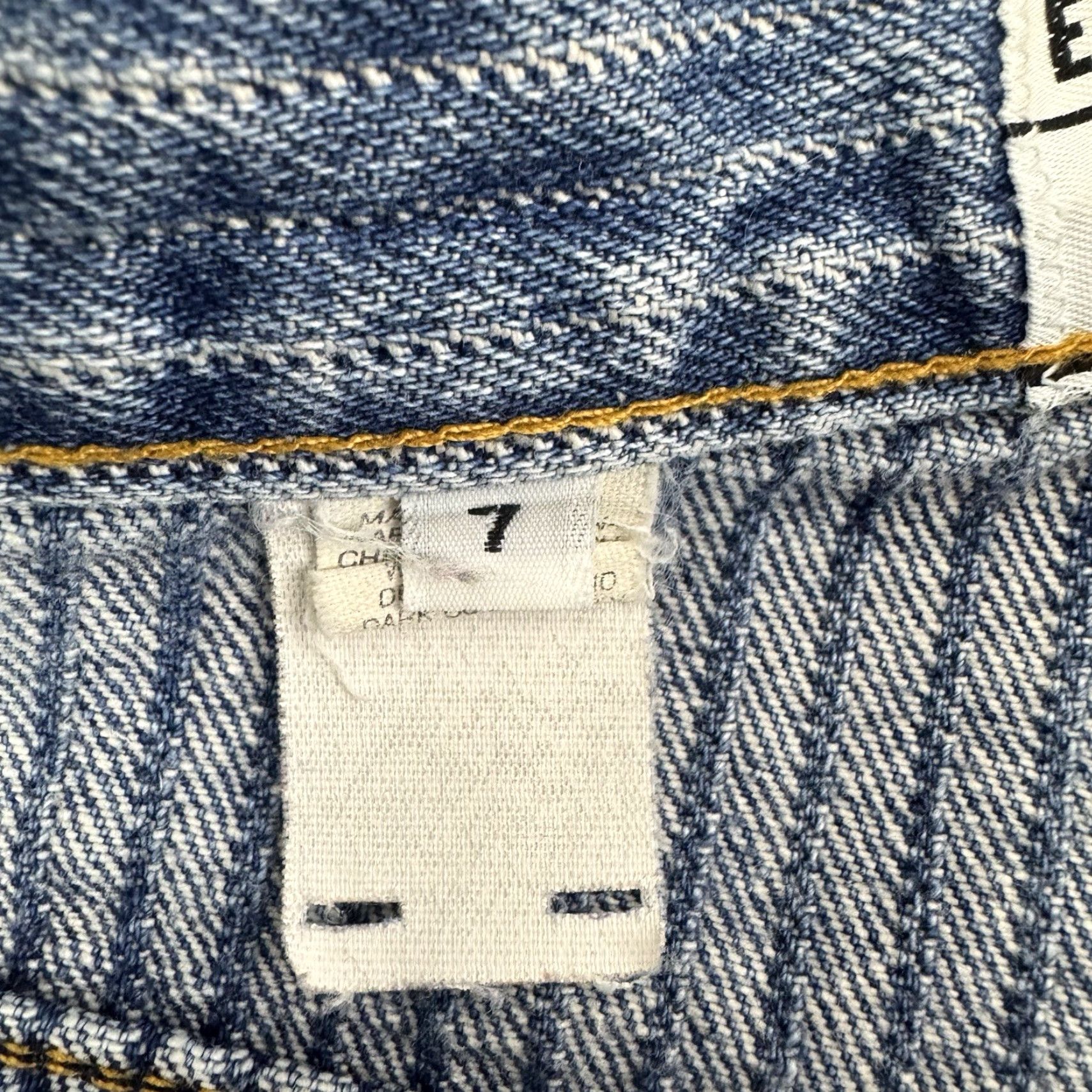 Vintage VINTAGE Eye Stoppers Jeans Womens 7 High Waisted 1980s Pin Striped Mom Style 80s Size 28" / US 6 / IT 42 - 4 Thumbnail