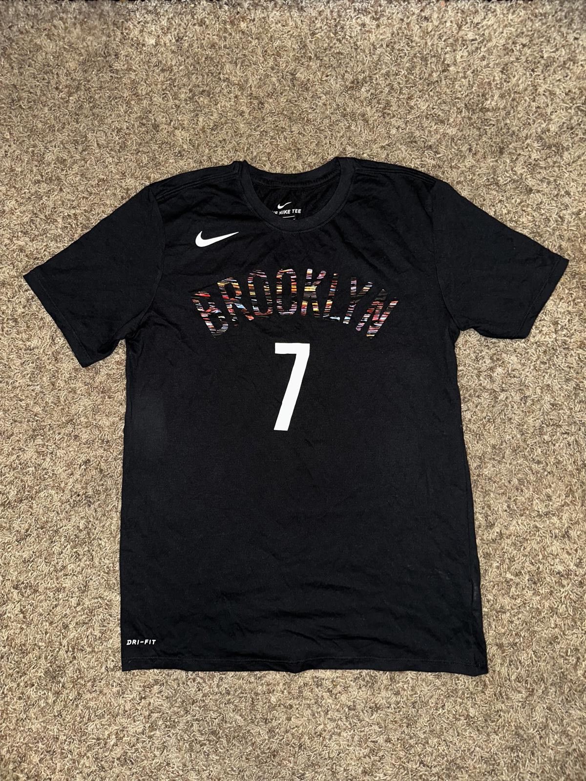 Nike Nike Men's Brooklyn Nets Kevin Durant City Edition Name & Number T-Shirt Size US M / EU 48-50 / 2 - 1 Thumbnail