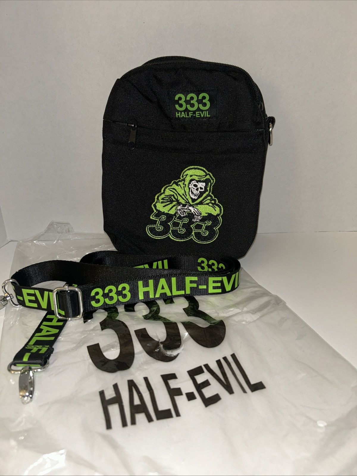 Half Evil Half Evil 333 Bag with Original Packaging Grim Reaper Logo Size ONE SIZE - 1 Thumbnail