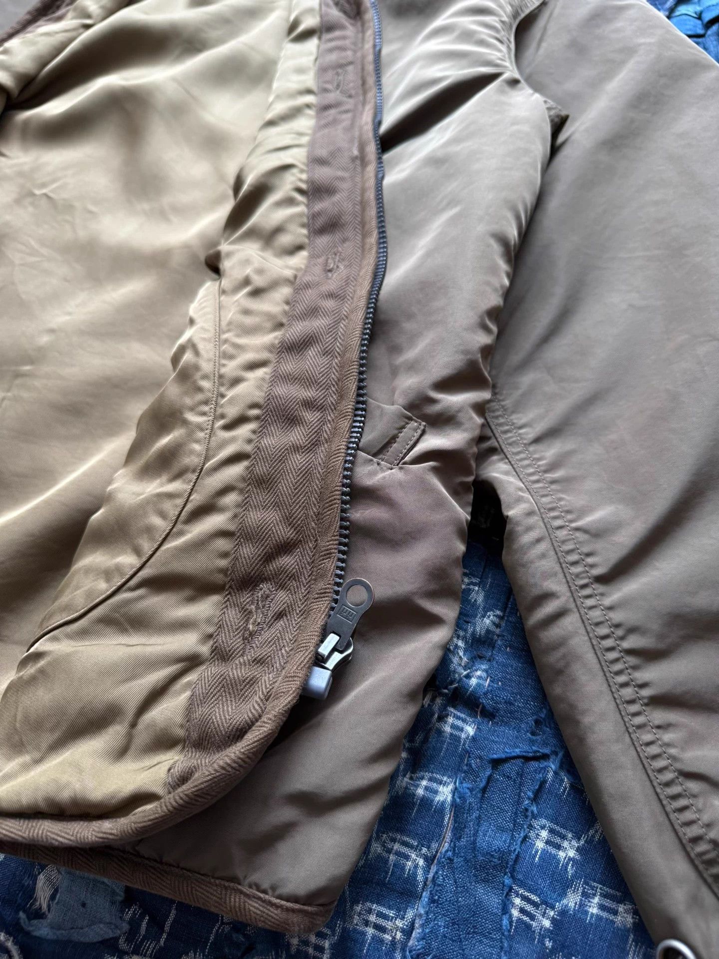 Visvim VISVIM 22AW IRIS JKT Olive Washed Indigo Double Jacket Size US M / EU 48-50 / 2 - 8 Thumbnail