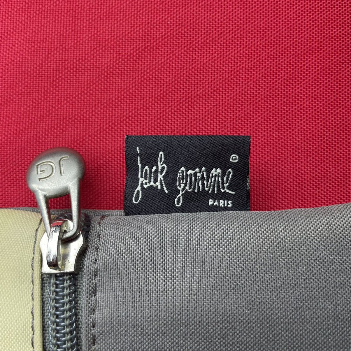 Other VTG Jack Gomme Paris Pouch Bag Grey & Cream ZipCase Size ONE SIZE - 6 Thumbnail