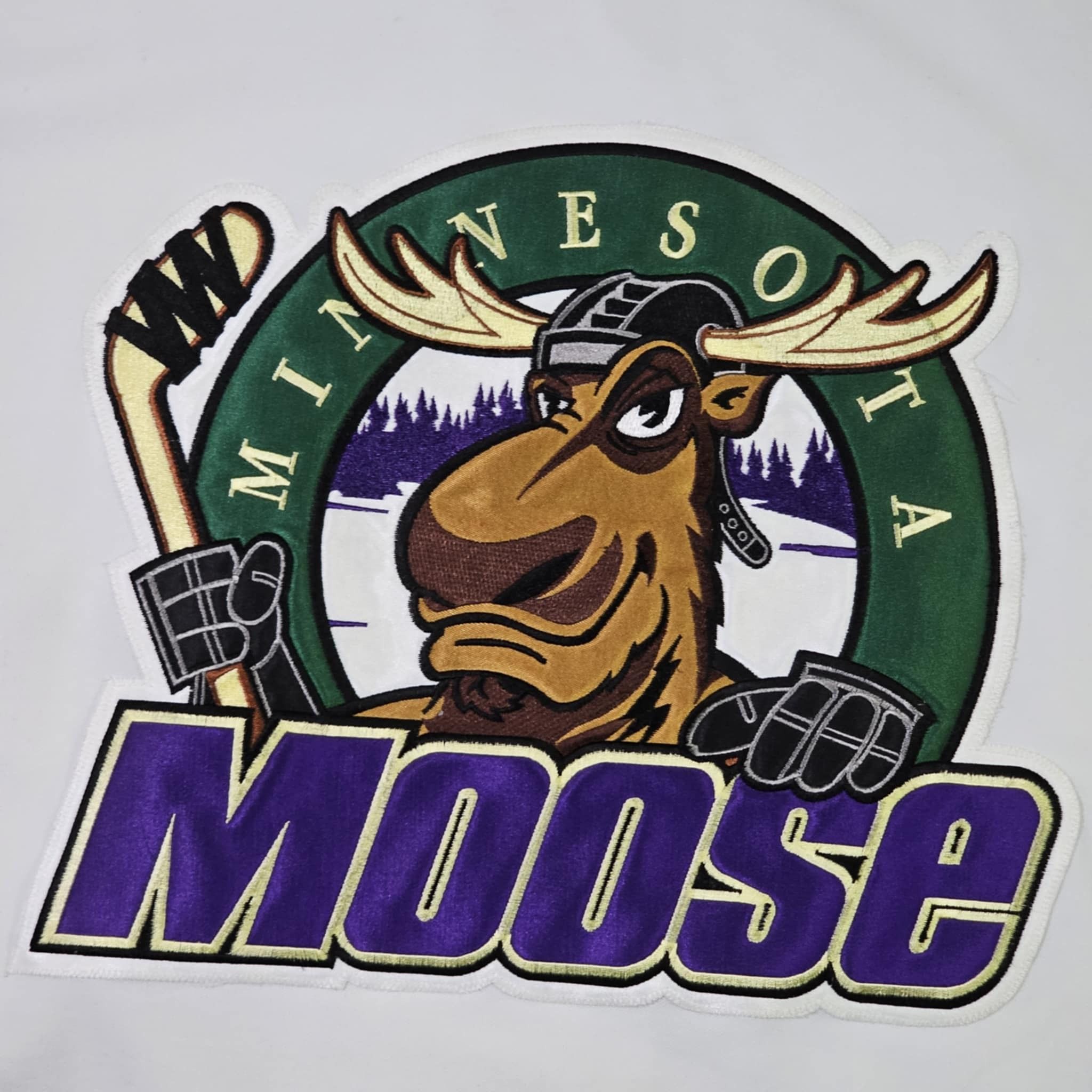 Vintage Minnesota Moose Vintage 90s Authentic Bauer Hockey Jersey Size US XL / EU 56 / 4 - 4 Thumbnail