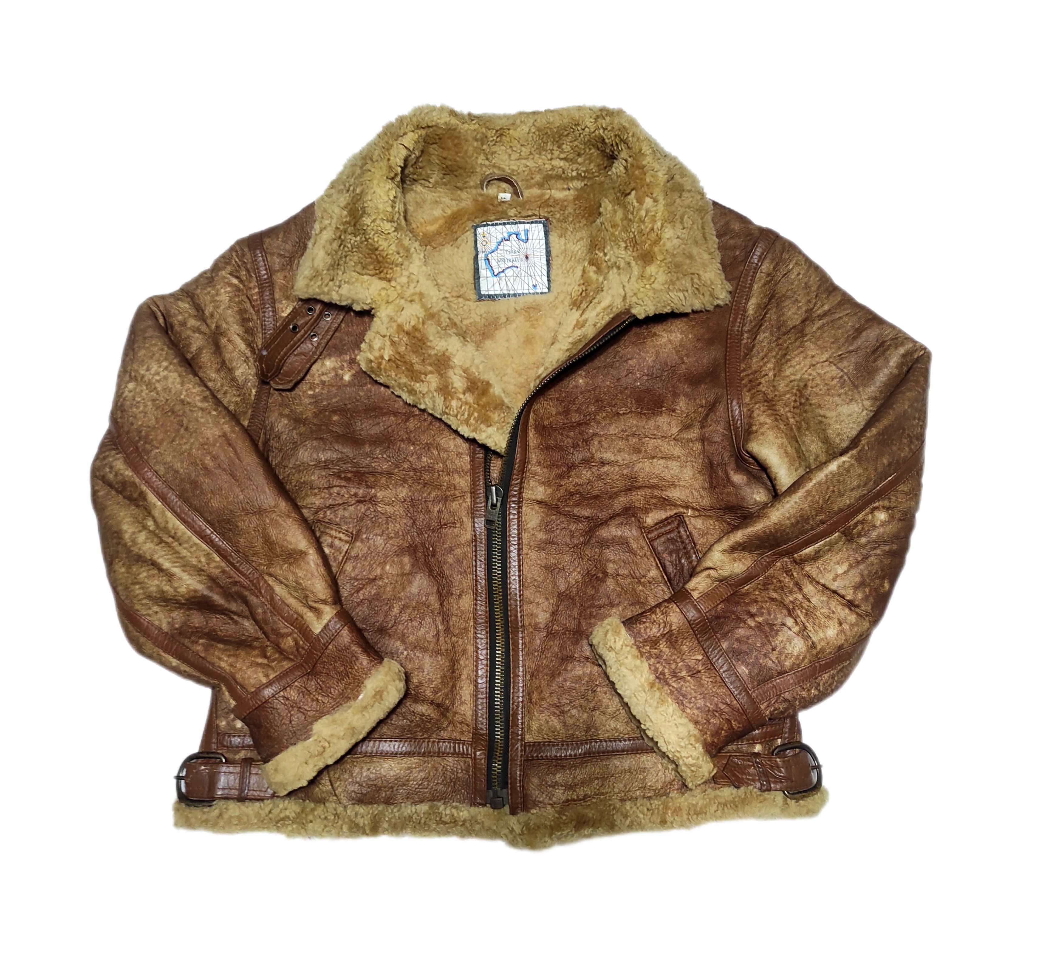 Japanese Brand Beautiful Shearling Bomber Jacket Type B-3 Australia Size US XL / EU 56 / 4 - 2 Thumbnail
