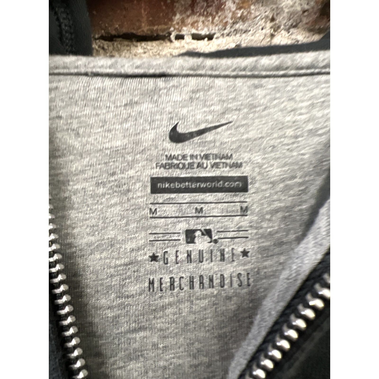 Nike Nike Womens Black Full Zip Hoodie San Francisco Giants Size M Long Sleeve Size M / US 6-8 / IT 42-44 - 3 Thumbnail