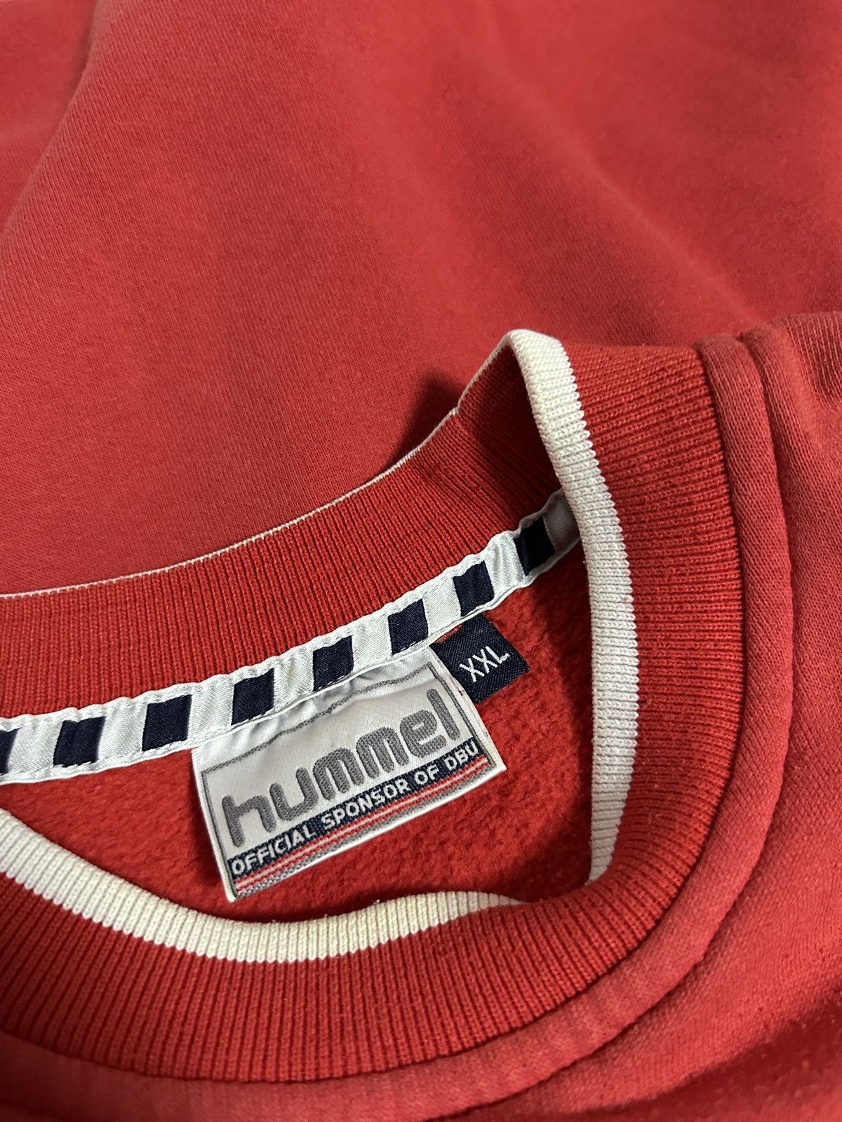 Hummel × Vintage 2000-02 Denmark Hummel Player Issued Football Sweatshirt Size US XXL / EU 58 / 5 - 13 Thumbnail