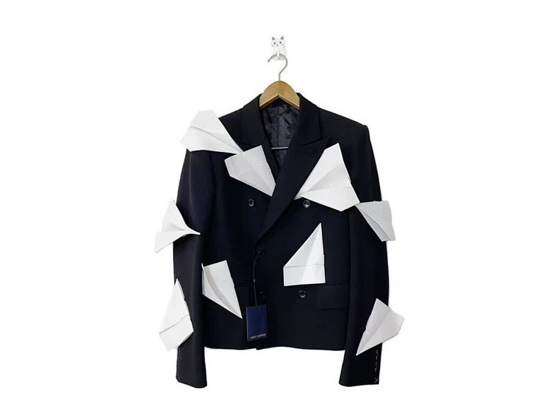 Louis Vuitton Louis Vuitton Paper Plane Blazer Showpiece Size US L / EU 52-54 / 3 - 1 Thumbnail