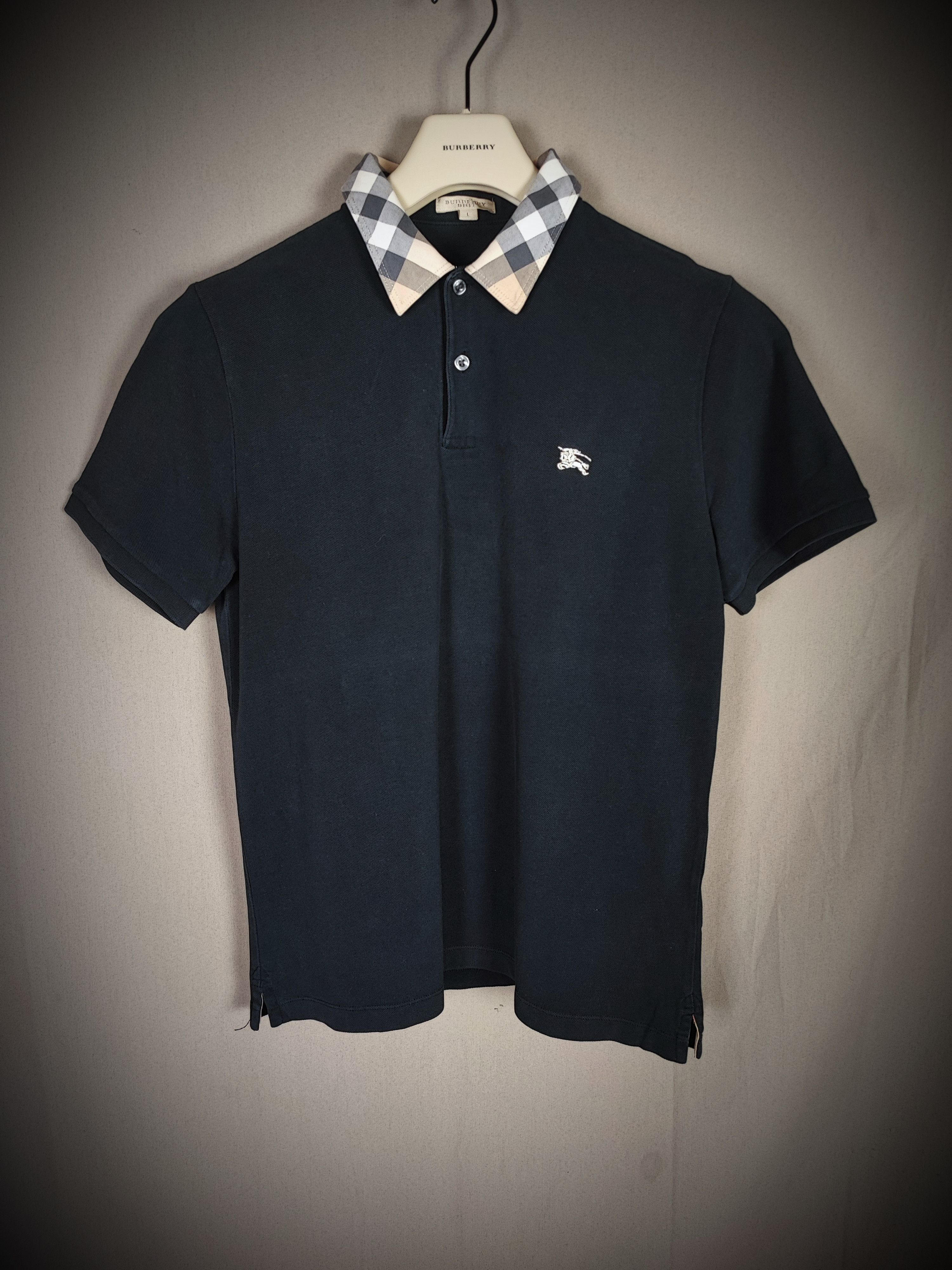 Burberry 🔥 Burberry Polo size L Black 🔥 Size US L / EU 52-54 / 3 - 2 Thumbnail
