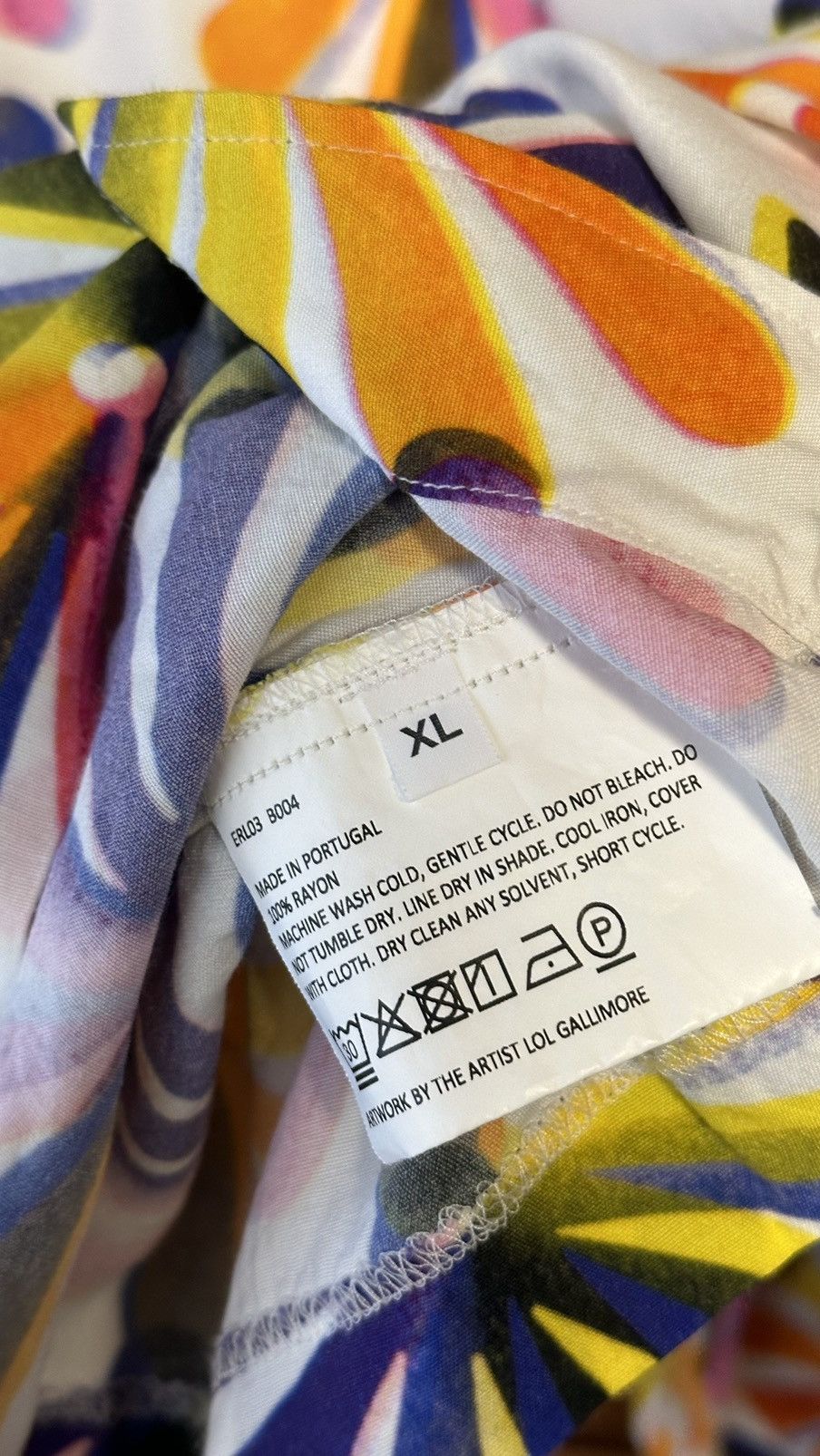 ERL Multicolor Mesh Floral Shirt Size US XL / EU 56 / 4 - 4 Thumbnail