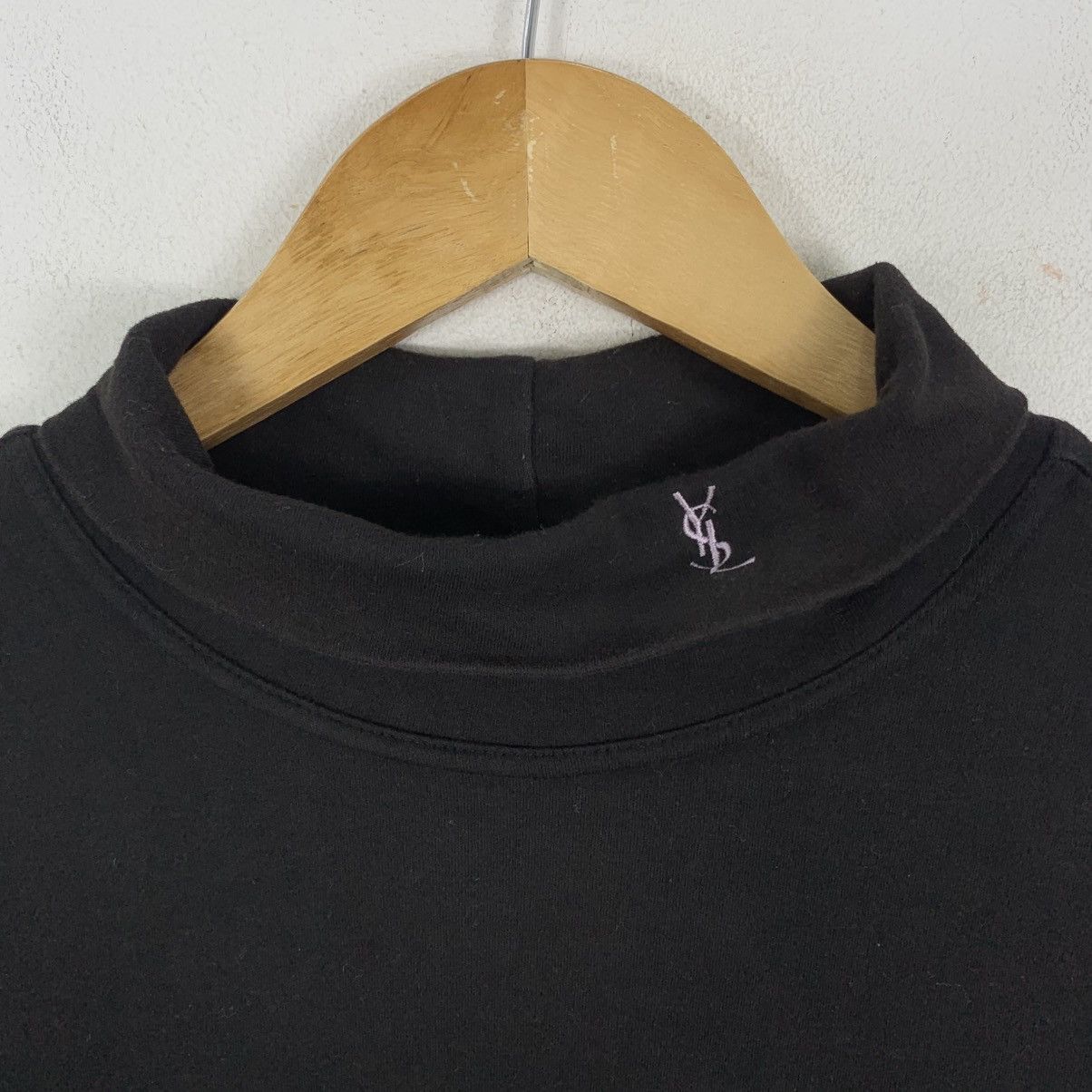 Yves Saint Laurent Vintage YVES SAINT LAURENT Ysl Pour Homme Turtle Neck Tshirt Size US L / EU 52-54 / 3 - 4 Thumbnail
