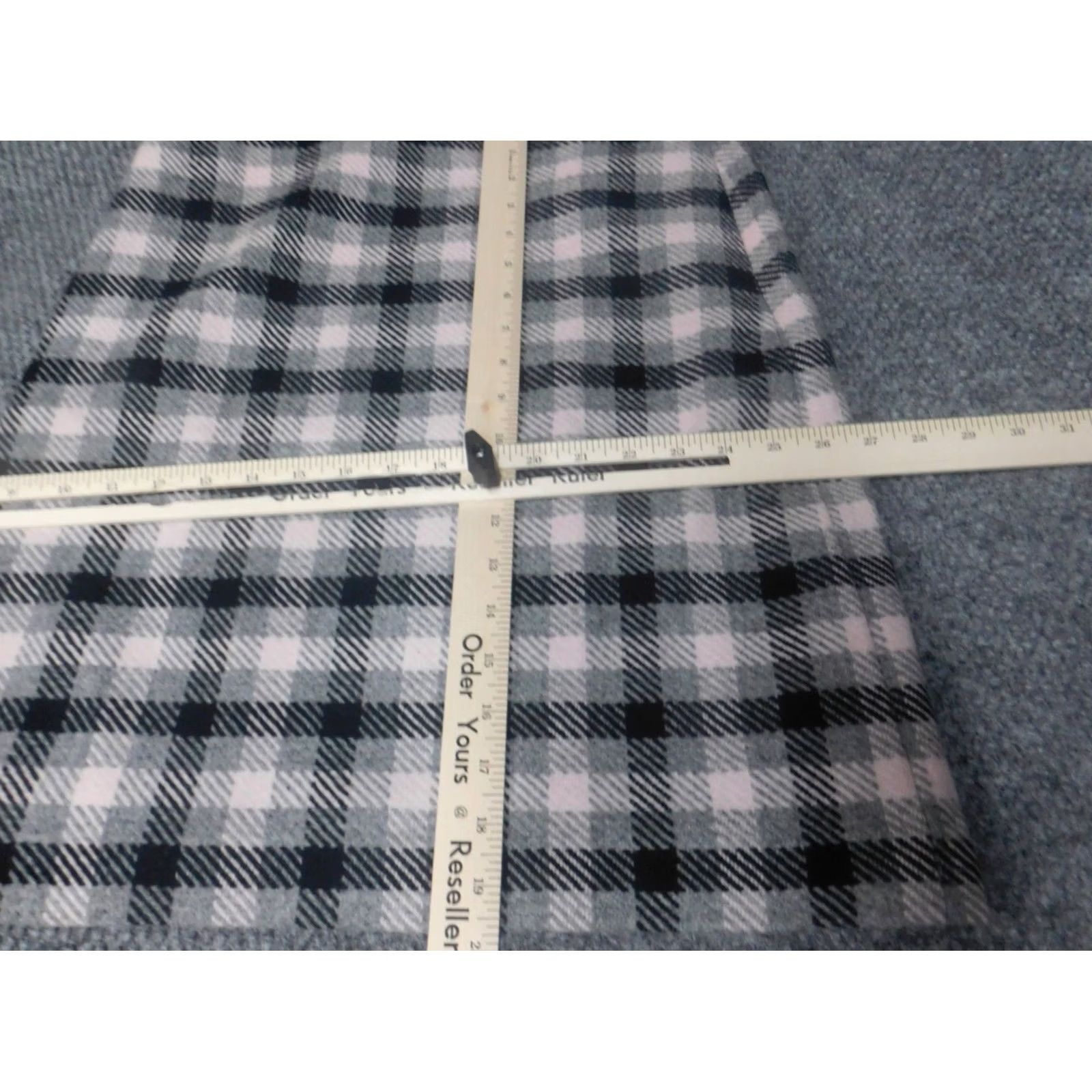 Talbots Talbots Skirt A-Line Womens Picasso Gray 4 Petite Knit Zipper Knee Length Plaid Lined Zip Baggy? Size 27" / US 4 / IT 40 - 6 Thumbnail
