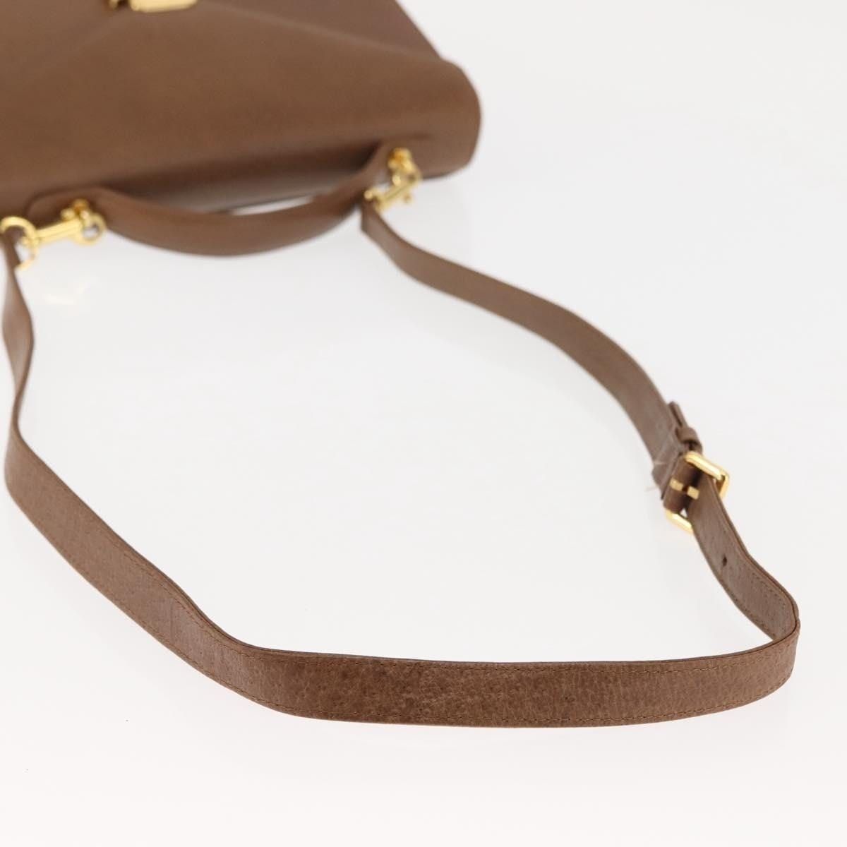 Valentino Valentino Leather Handbag Brown Size ONE SIZE - 9 Thumbnail