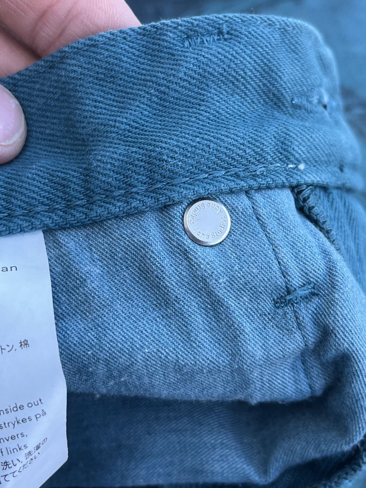 Acne Studios Acne Studios 1996 Swirl Ocean Blue Jeans 29/30 Size US 30 / EU 46 - 6 Thumbnail