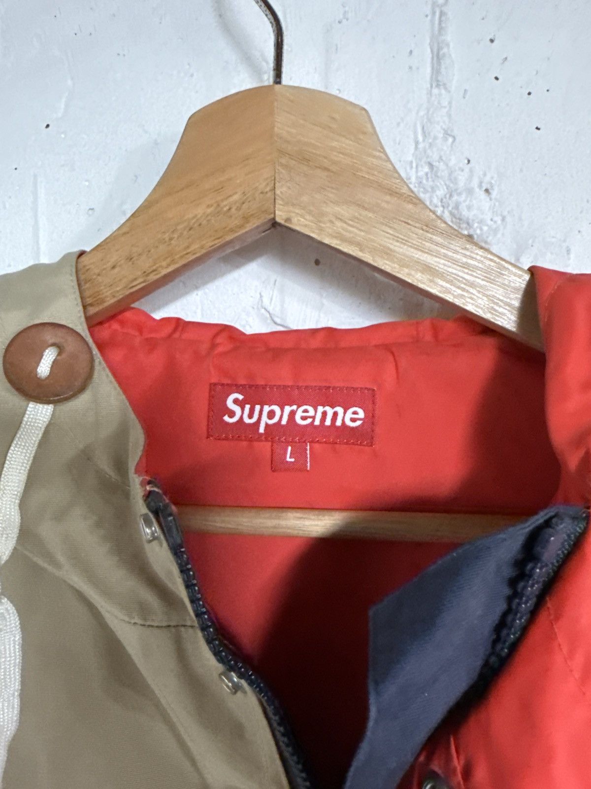 Supreme Fall/Winter 2008 Mountain Parka Khaki/Navy/Red