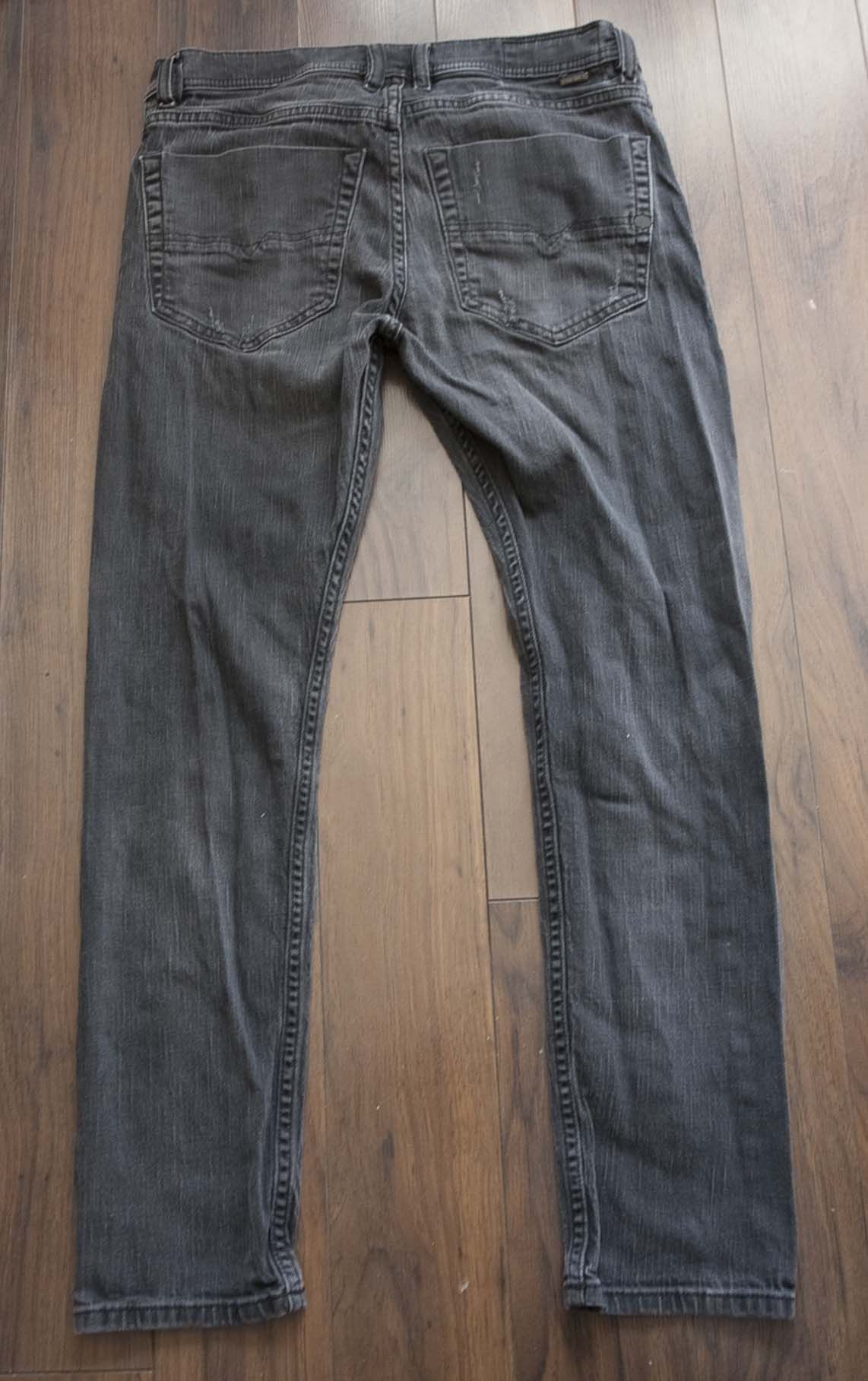 Diesel Diesel Jeans Tepphar Slim Carrot Size 32x28 Dark Gray Size US 32 / EU 48 - 4 Thumbnail