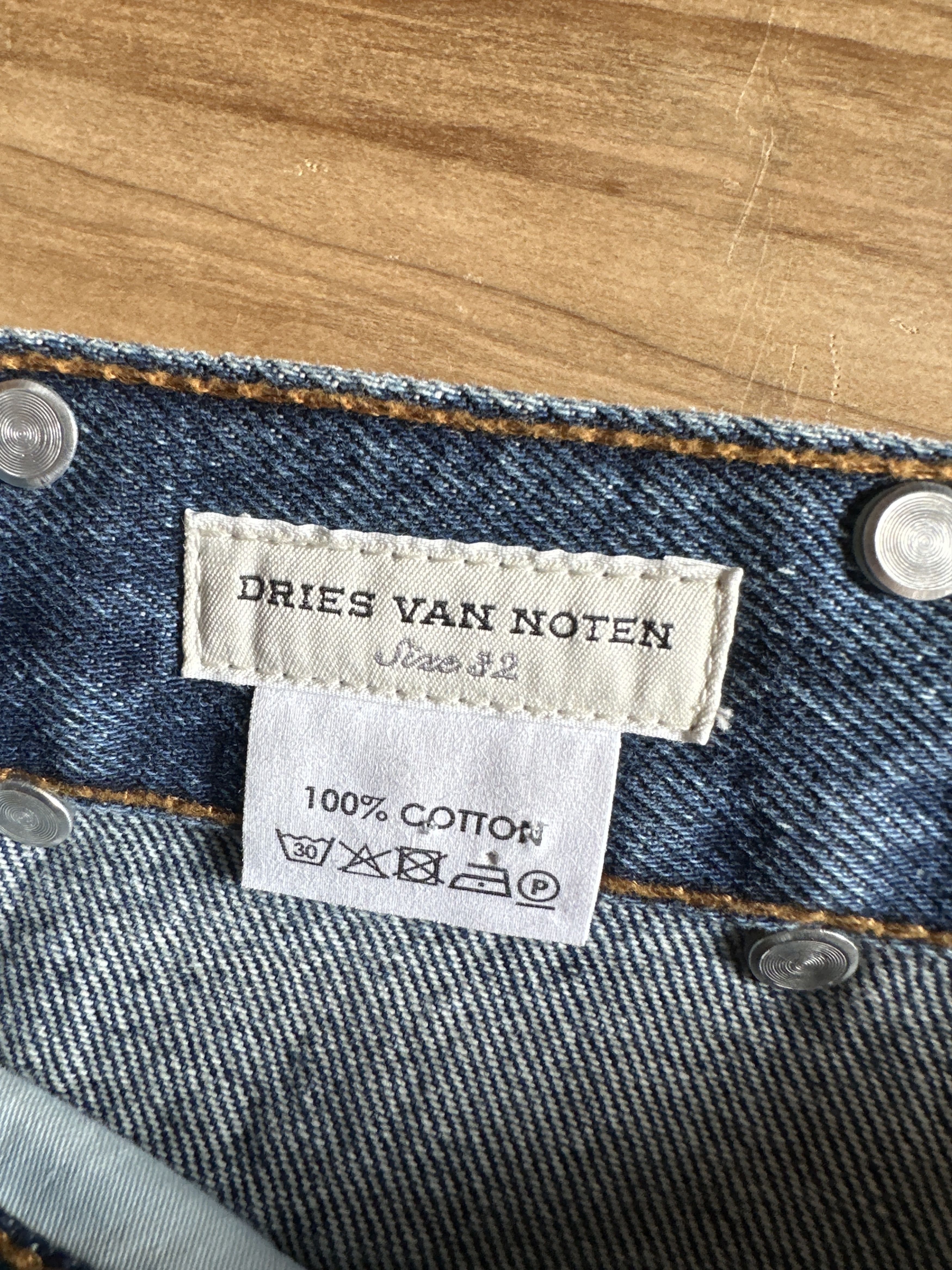 Dries Van Noten Dries Van Noten Straight Leg Jeans Size US 34 / EU 50 - 6 Thumbnail
