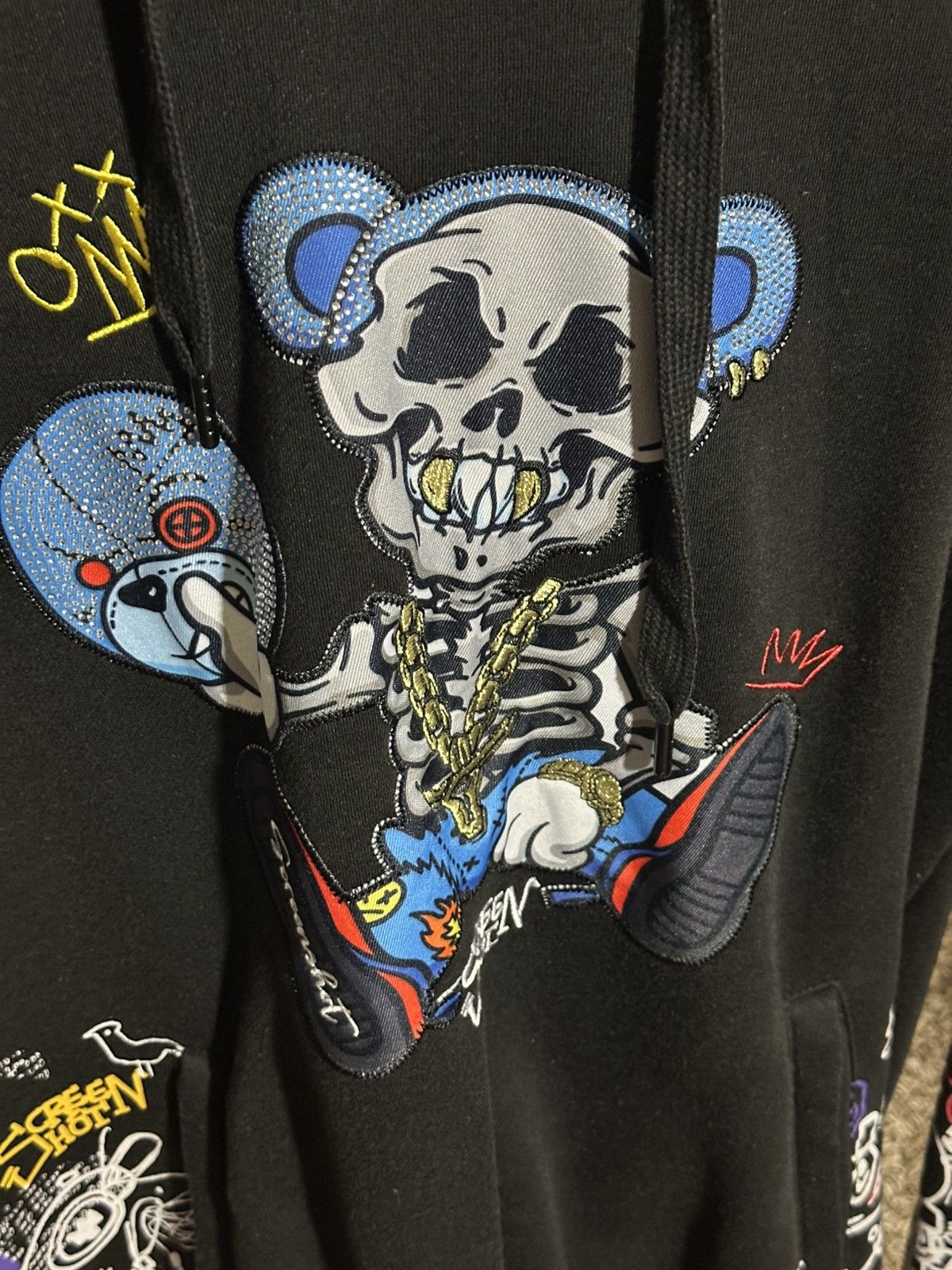 Other SCREENSHOT Mens Urban Premium Fleece Hoodie Embroidery Large Size US L / EU 52-54 / 3 - 6 Thumbnail