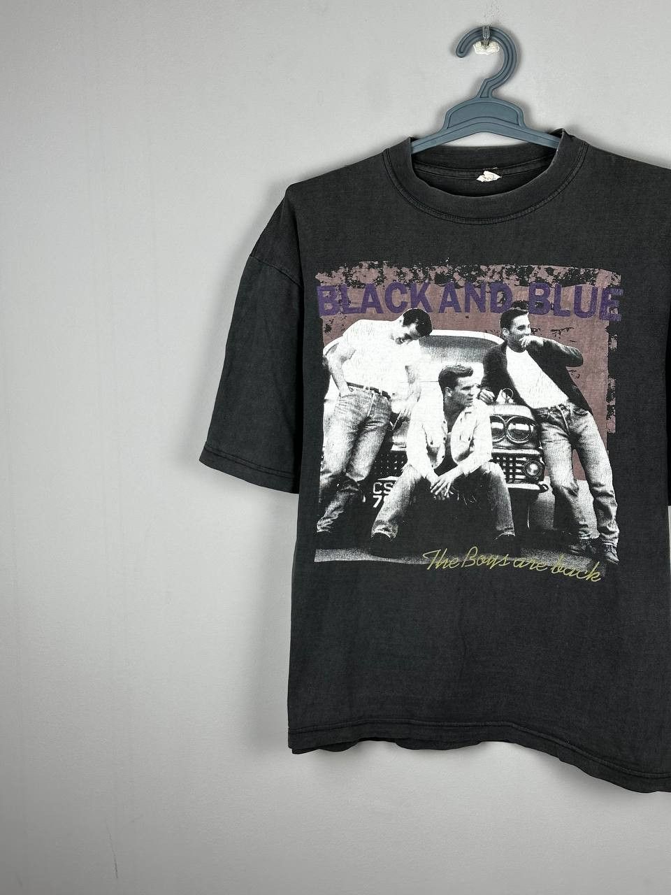 Vintage Vintage Backstreet Boys 1998 Black And Blue tour tee Size US L / EU 52-54 / 3 - 2 Thumbnail