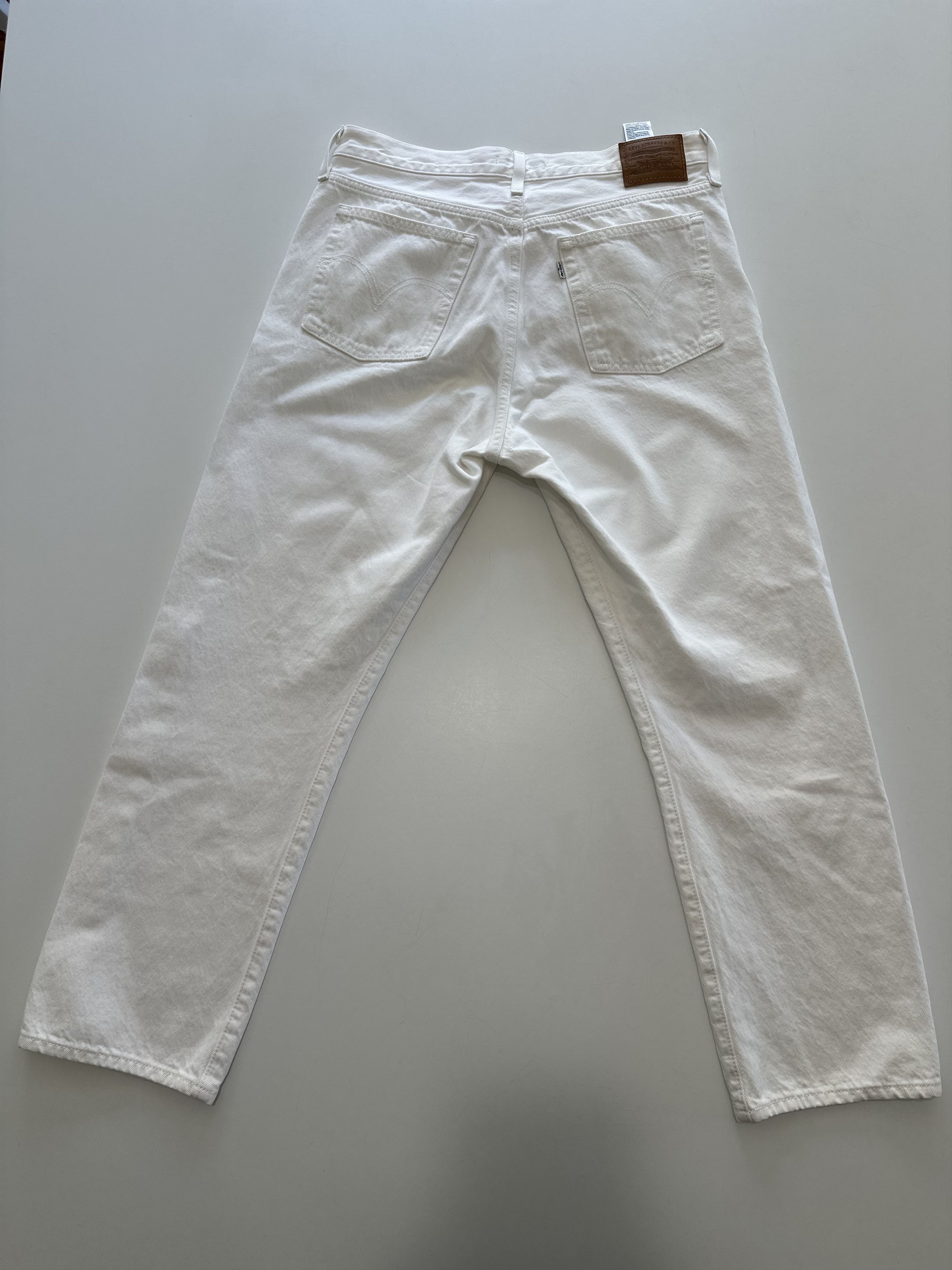 Levi's Levi's Jeans Womens 31 (31x26.5) White Denim Wedgie Straight Size 32" / US 10 / IT 46 - 3 Thumbnail