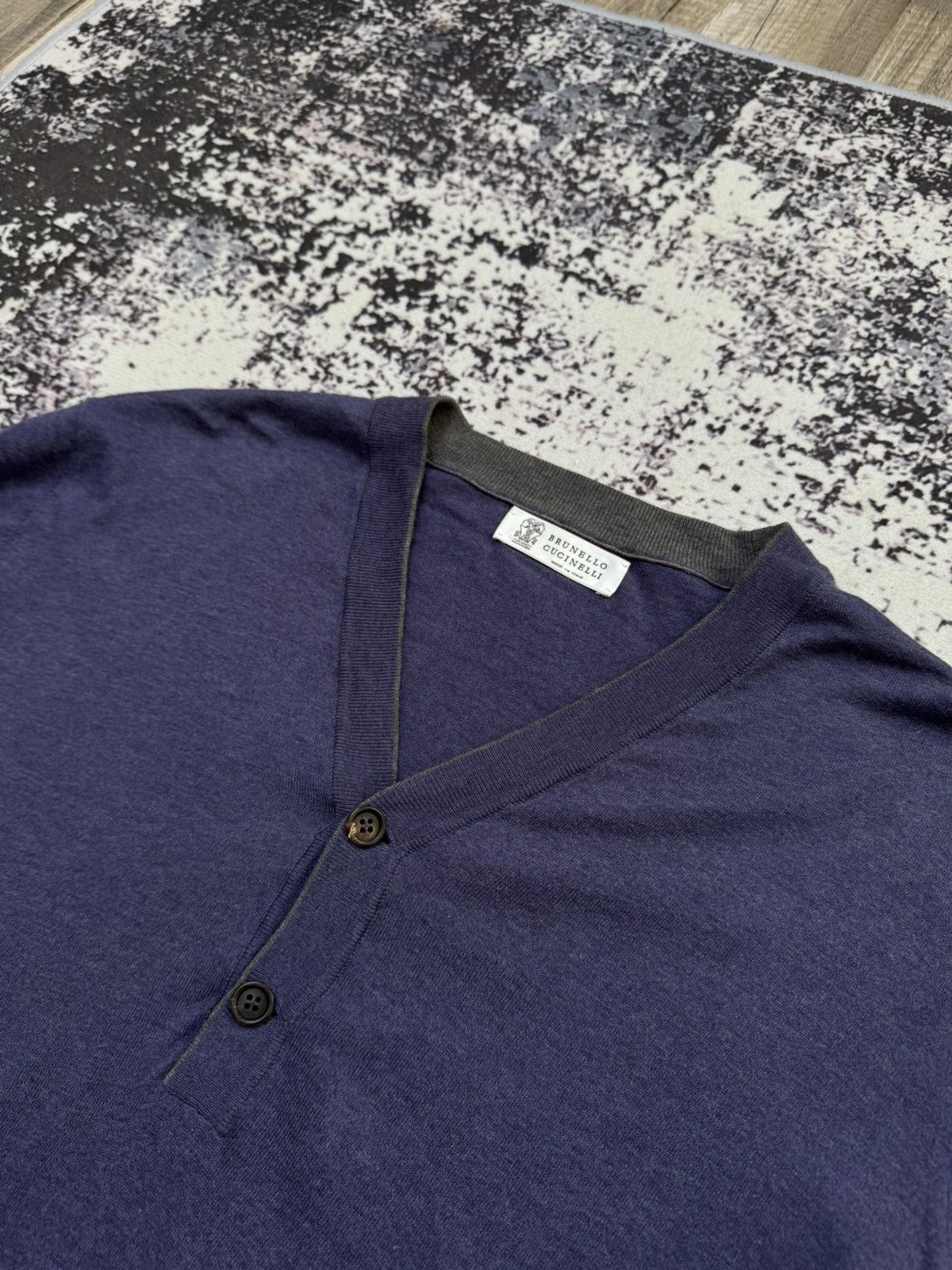 Brunello Cucinelli × Vintage Brunello Cucinelli Jumper sweatshirt Purple 50 M vintage Size US M / EU 48-50 / 2 - 4 Thumbnail
