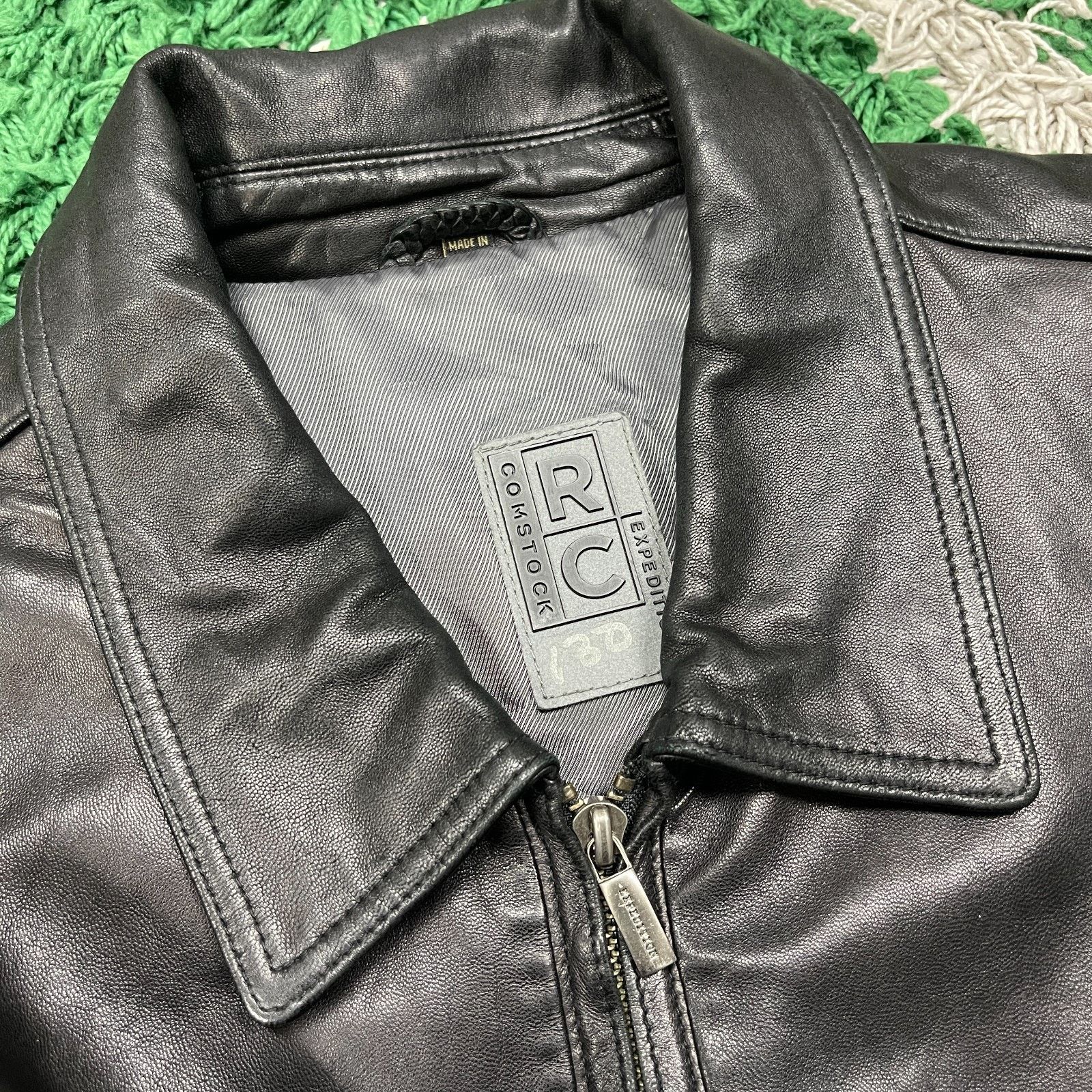 Robert Comstock Robert Comstock Expedition Genuine Leather Zip Up Jacket XXL Size US XXL / EU 58 / 5 - 5 Thumbnail