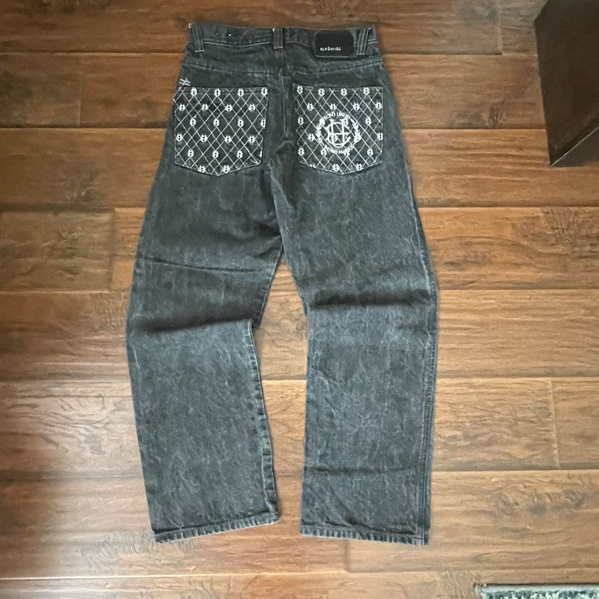 Ecko Unltd. Ecko United Baggy Black Jeans Size US 30 / EU 46 - 2 Thumbnail