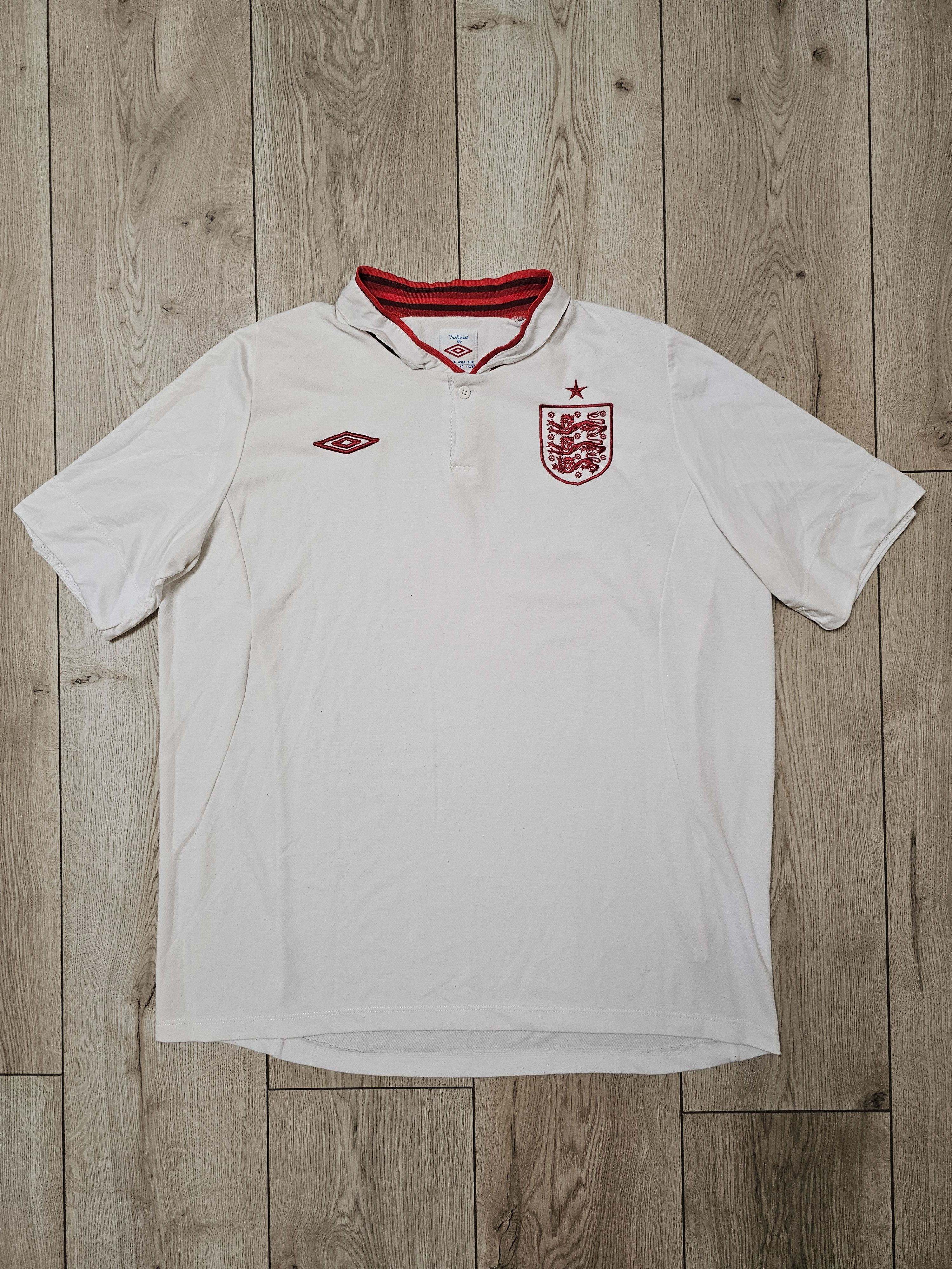 All Sport × Umbro × Vintage ENGLAND 2012 2013 HOME FOOTBALL SHIRT SOCCER JERSEY Size US XL / EU 56 / 4 - 1 Thumbnail