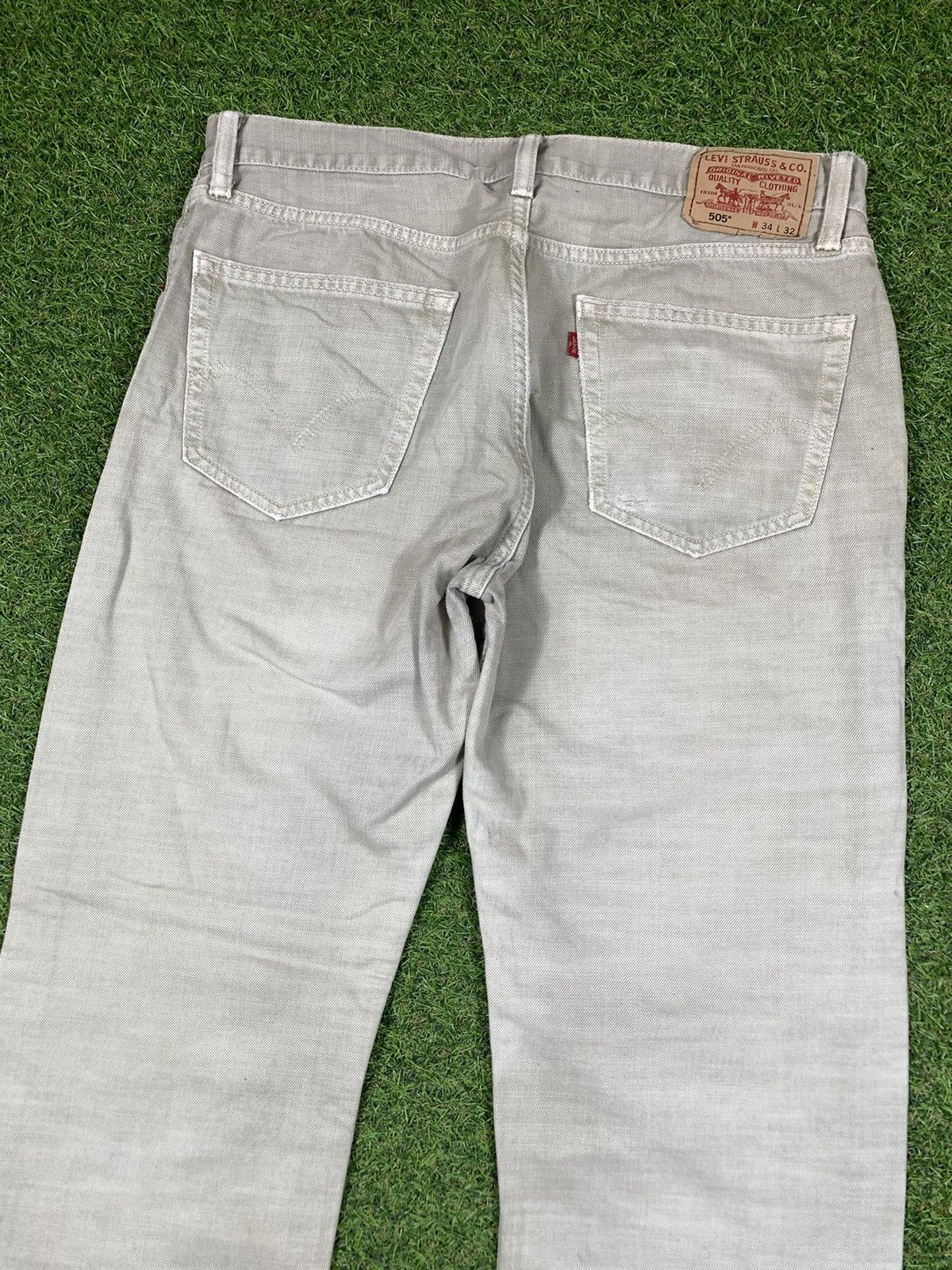 Levi's Vintage 90s Levi’s 505 jeans denim faded size 34x32 Size US 34 / EU 50 - 5 Thumbnail