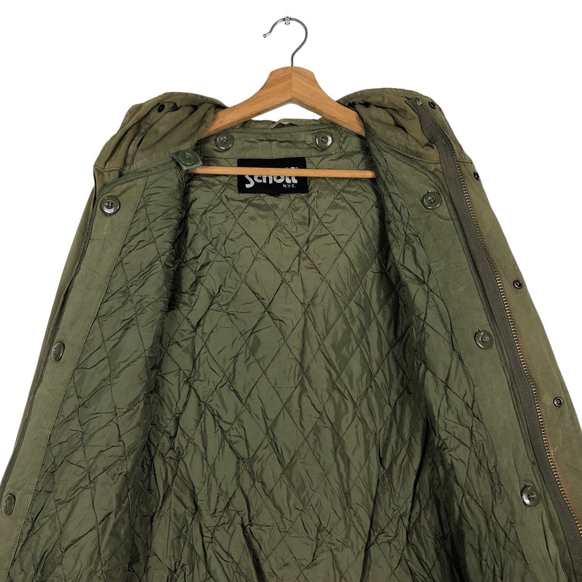 Japanese Brand 🔥Vintage Fish Tail Parka Jacket Biker Schott Multi Pocket Size US L / EU 52-54 / 3 - 15 Thumbnail
