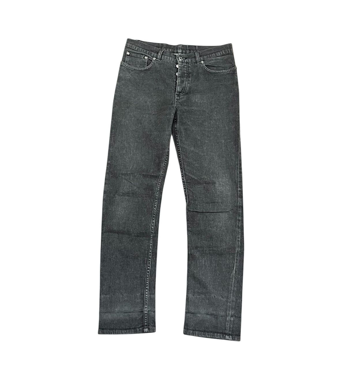Helmut Lang Vintage helmut lang classic denim stretch grey jeans Size US 29 - 1 Thumbnail