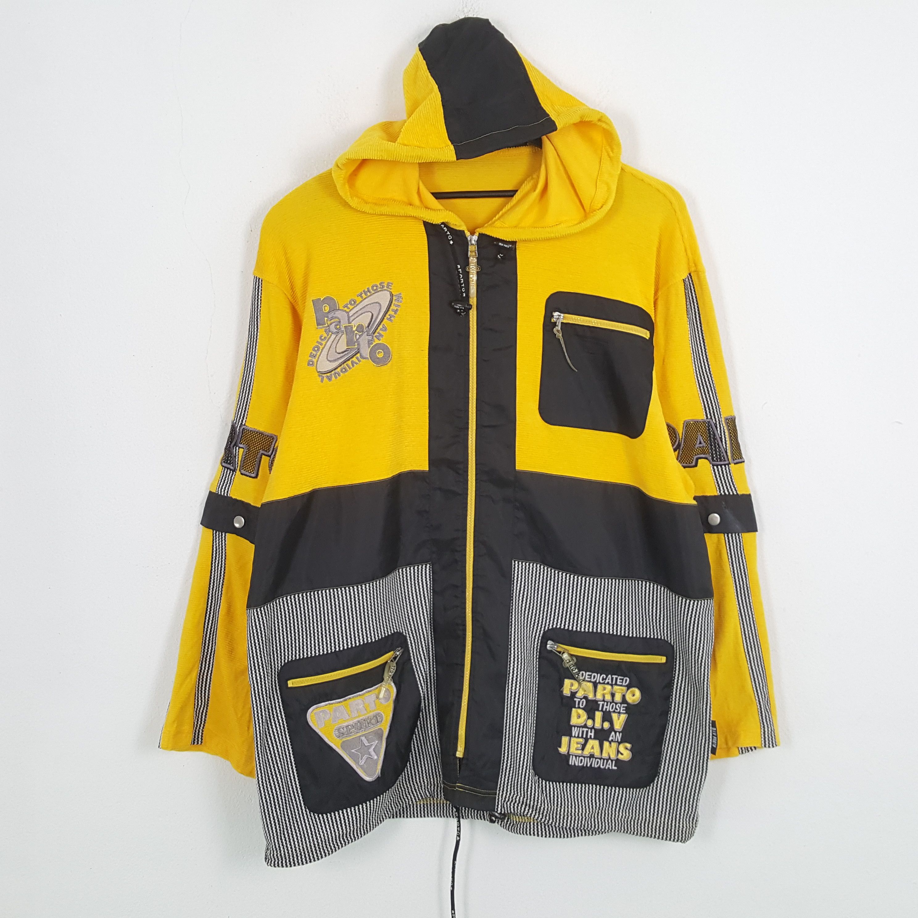 Vintage PARTO Nice Design Jacket Hoodies Size US XXL / EU 58 / 5 - 3 Thumbnail