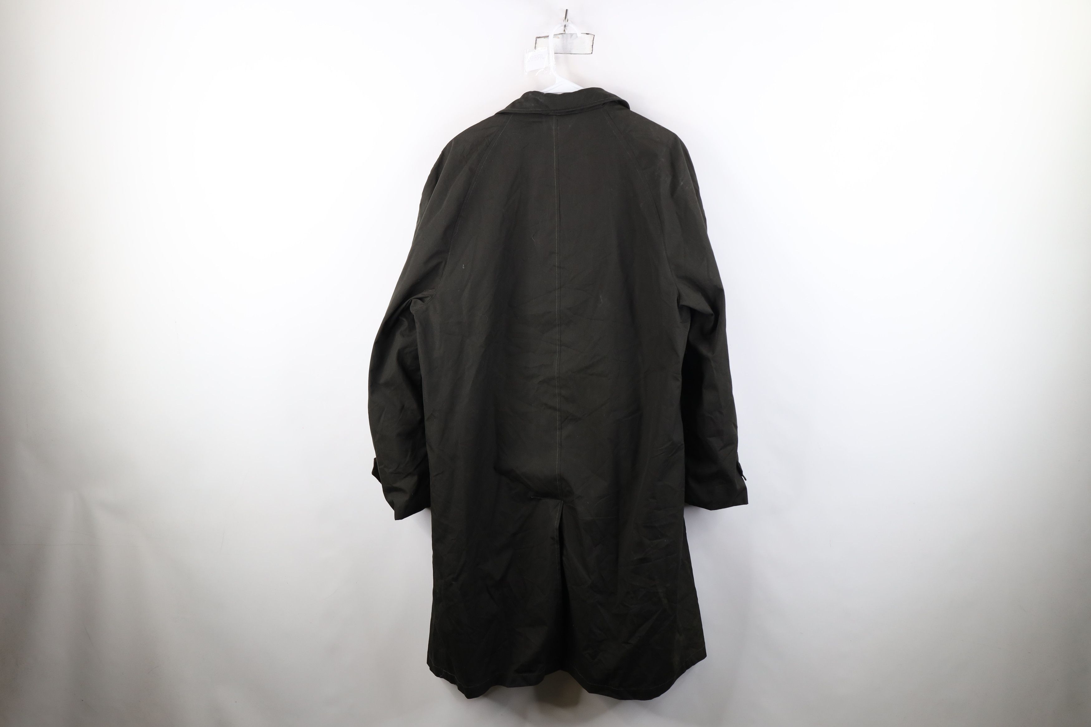 Vintage Vintage 60s Streetwear Trench Coat Rain Jacket Green USA Size US XL / EU 56 / 4 - 15 Thumbnail