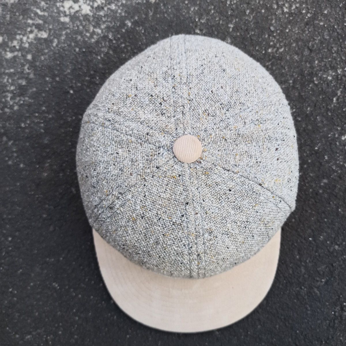 Japanese Brand Unique materials. Snapbacl The sibber hat by ungrid Size 38 - 14 Thumbnail