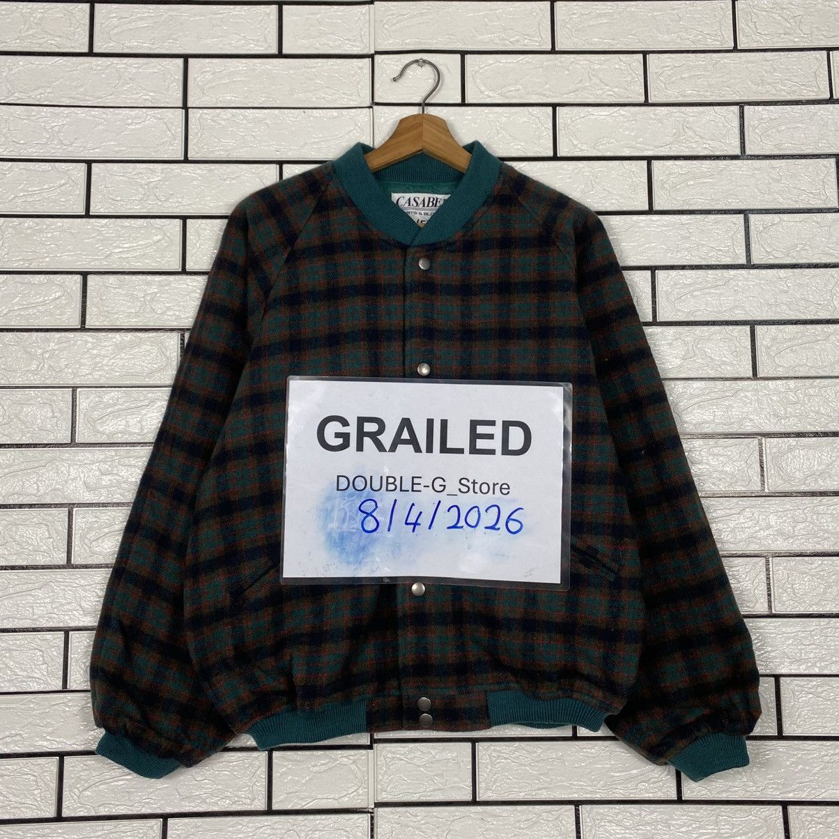 ジャケット・アウター J.PRESS 80s wool Harrington Jacket J. Press × Japanese Brand × Vintage J.Press wool Harrington Plaid