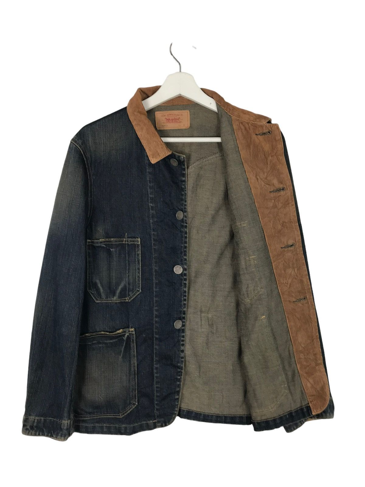 Levi's 💥 VINTAGE LEVIS DYED FLARE CHORE JACKET Size US M / EU 48-50 / 2 - 6 Thumbnail
