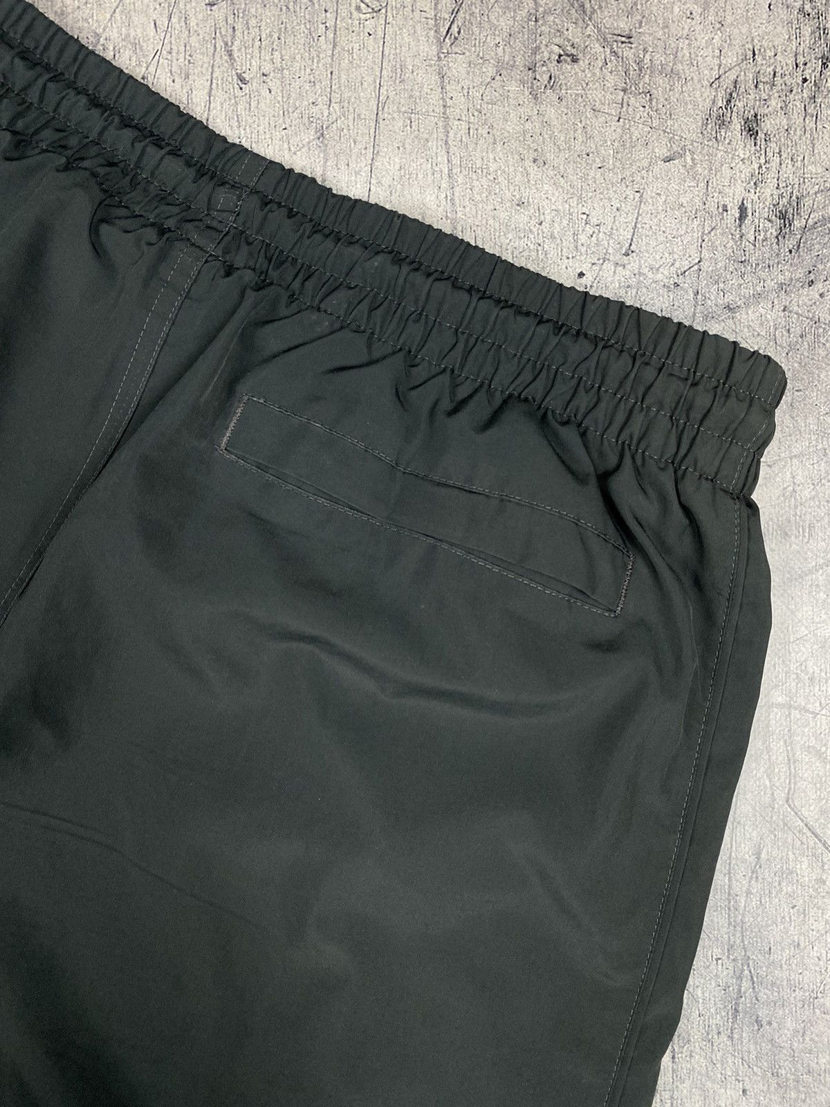 Nike × Vintage Vintage 00s Nike swoosh y2k nylon drill track pants Size US 35 - 11 Thumbnail