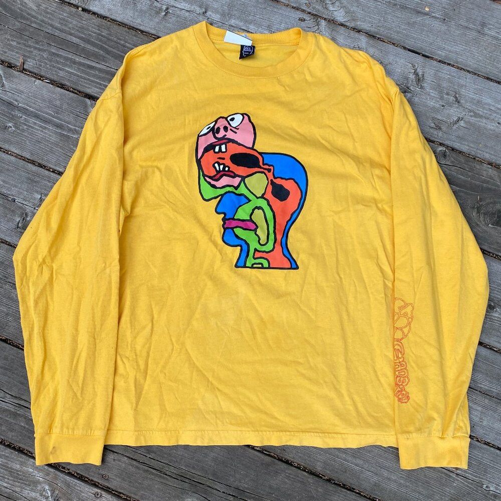 Brain Dead Brain Dead Brain Eeater Longsleeve Shirt Squash Yellow Larg Size US L / EU 52-54 / 3 - 2 Thumbnail